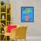 Stupell Industries Potted Lemons Vivid Blue Floating Frame, design by Susan Lugar